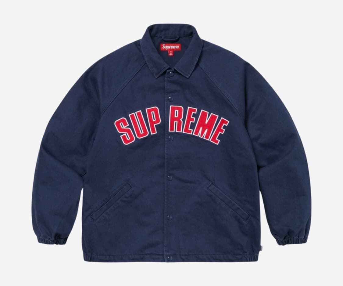 [XXL]슈프림 아크 데님 코치 자켓 네이비 - 24SS 상품이미지1