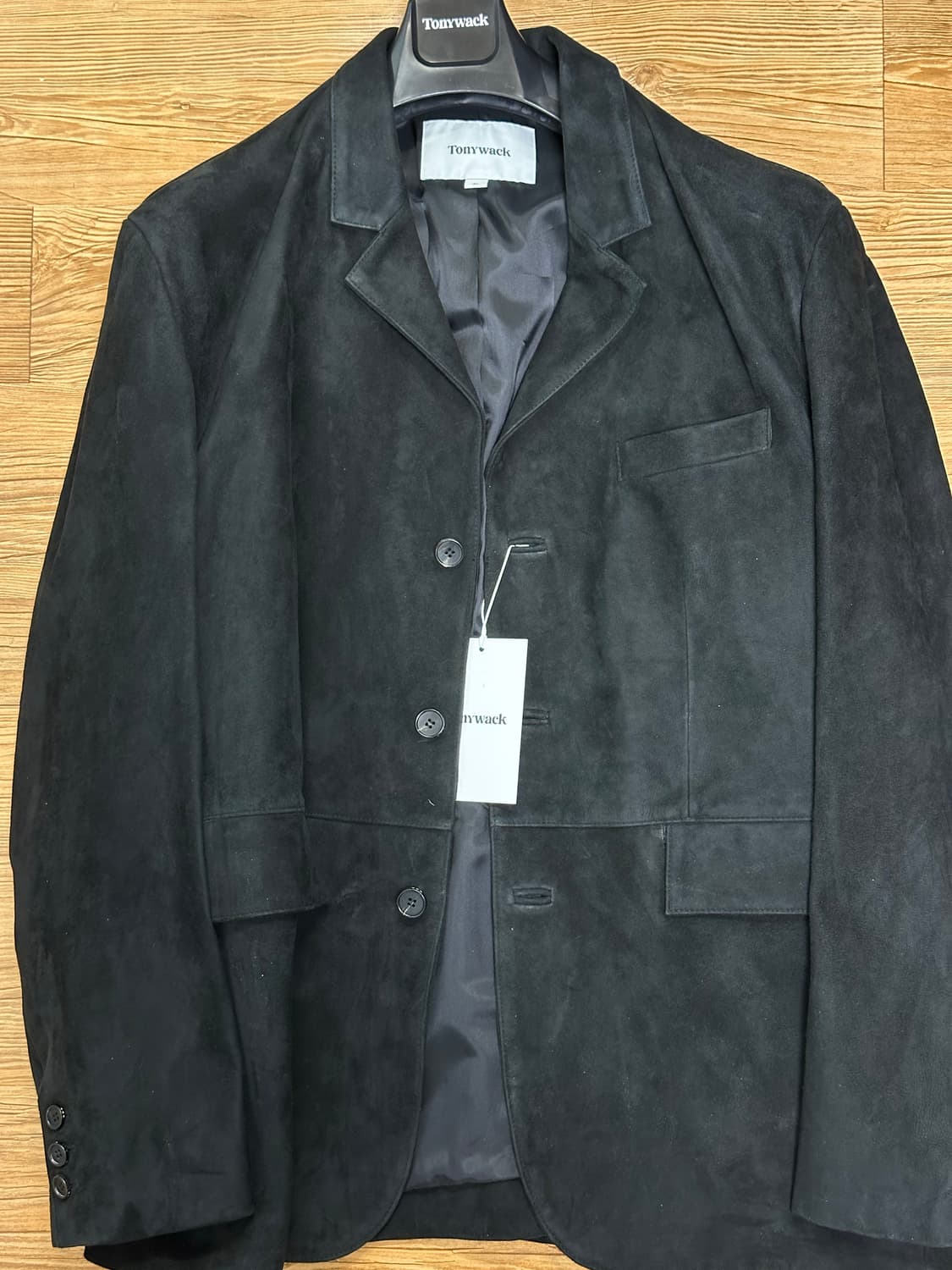 Tonywack : Suede Tailored Jacket_ Black 상품이미지2