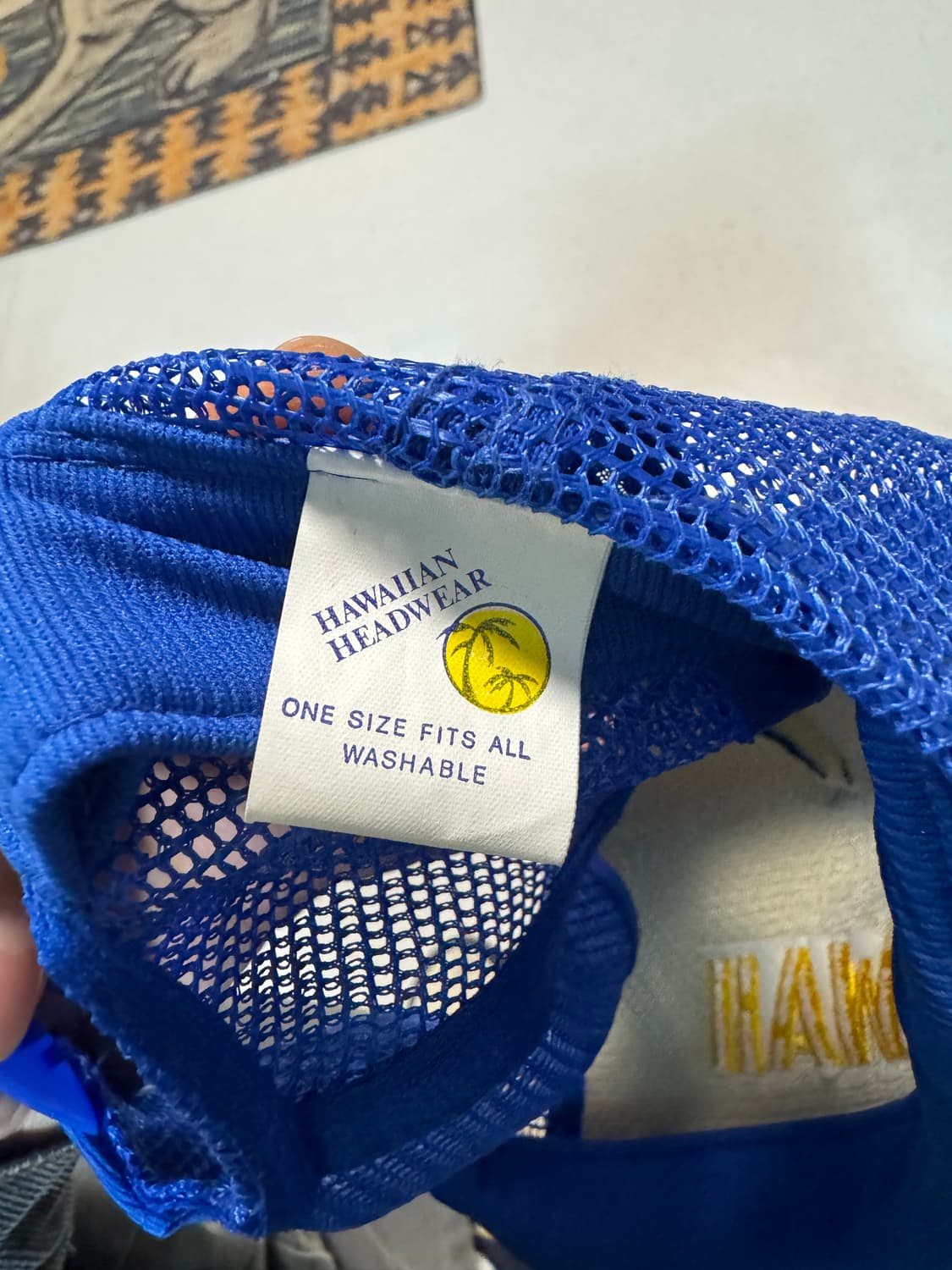 하와이 자수 빈티지 트러커캡 하와이안 헤드웨어 모자 볼캡 스냅백 상품이미지4