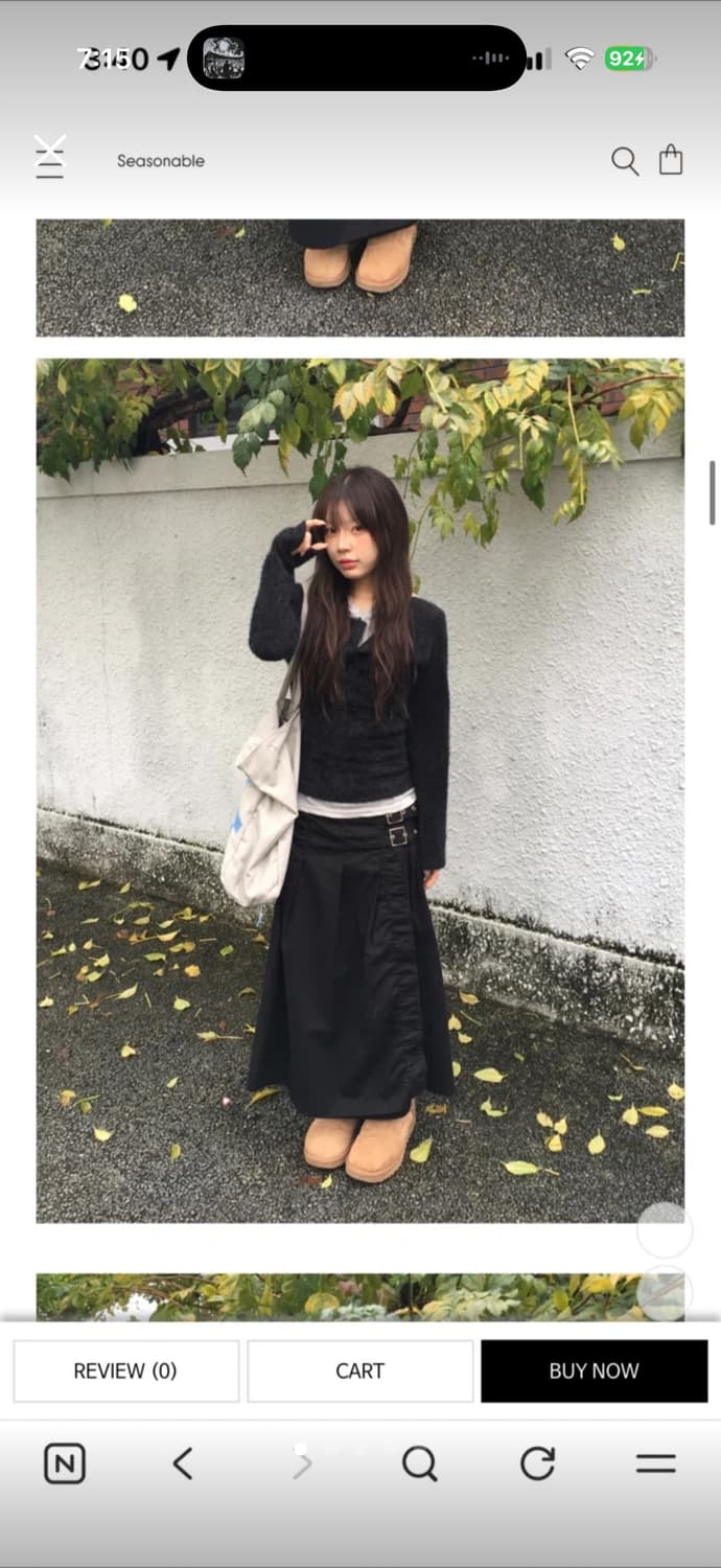 시즈너블 랩스커트 상품이미지1