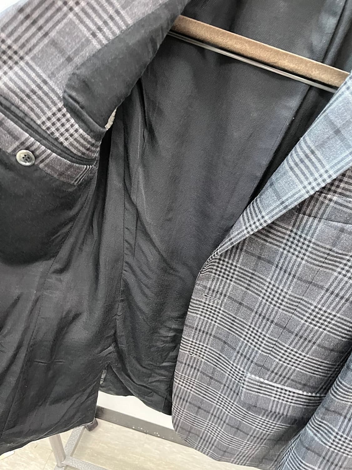 95) 알렉산더맥퀸 그레이 체크자켓  상품이미지2