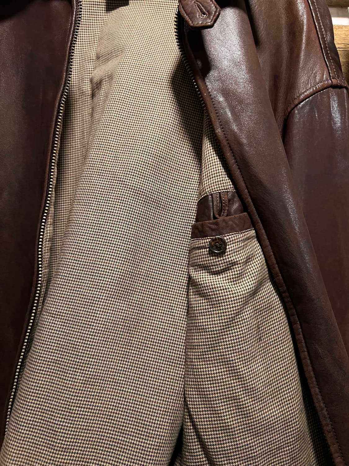 [XL]폴로 랄프로렌 맥스웰 램스킨 레더 자켓 상품이미지8