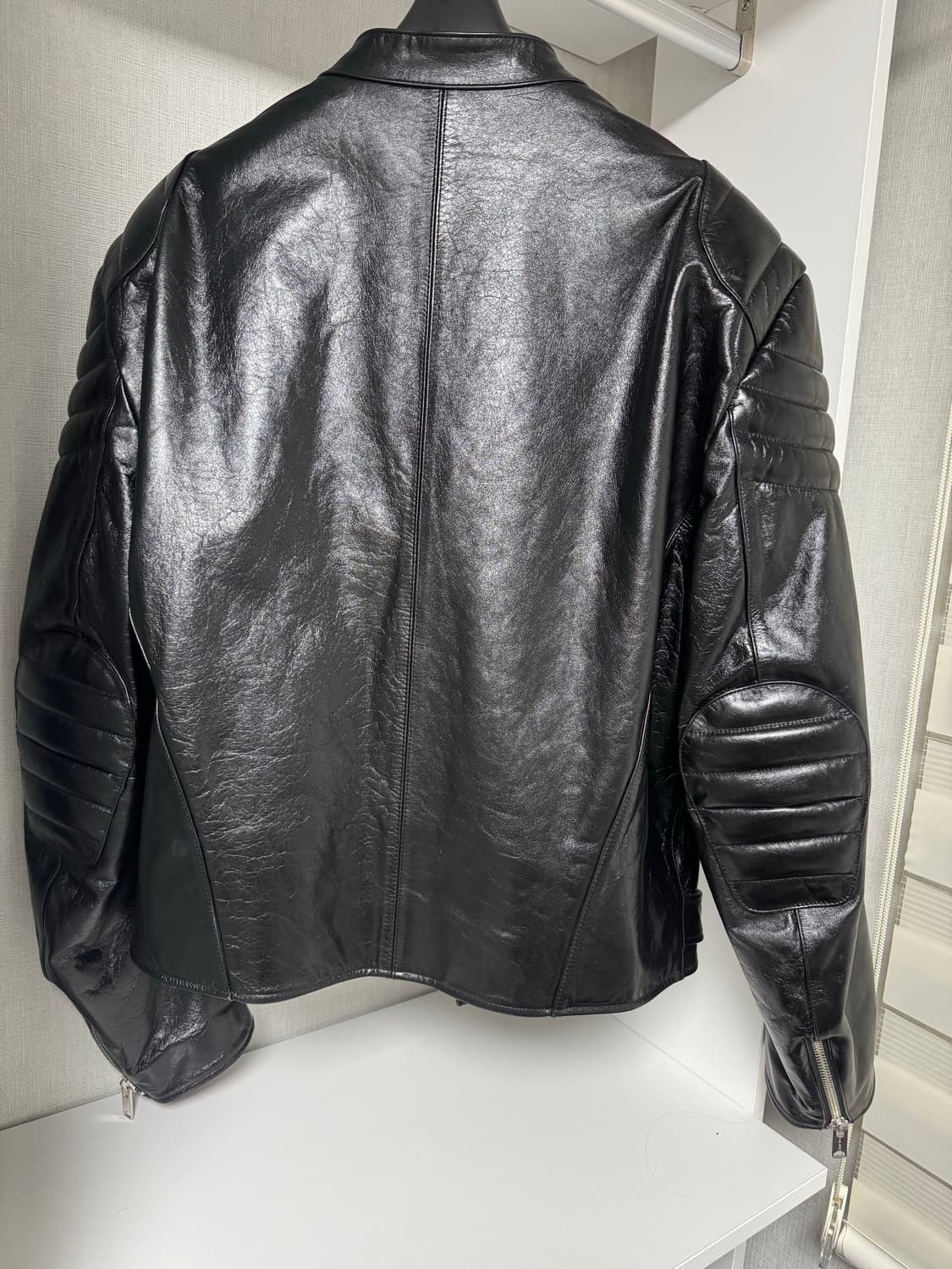 [L]렉토 레드라이너 레이서 레더 자켓 상품이미지2