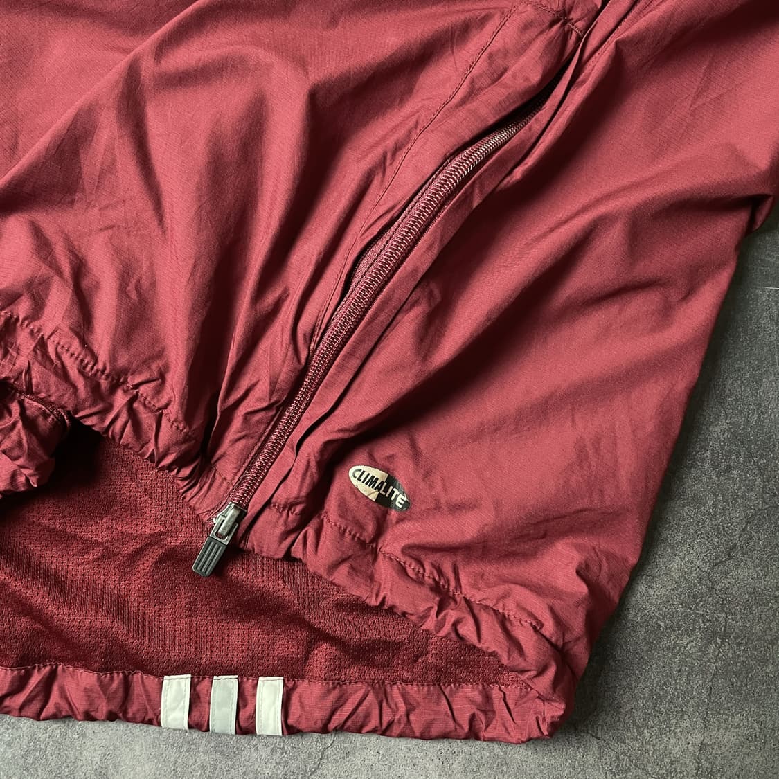 ADIDAS 00s 아디다스 빈티지 와인 윈드브레이커 상품이미지5