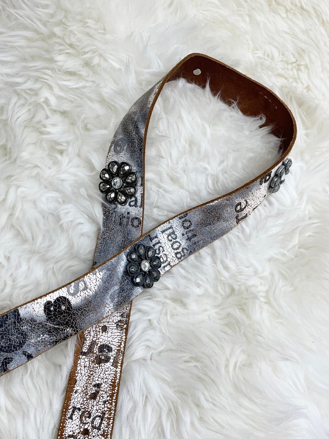 리얼레더 오리엔탈 스터드 버클 벨트 상품이미지5