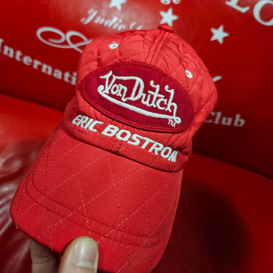 본터치(Vondutch) 00's y2k 퀄트 볼캡
 상품이미지2