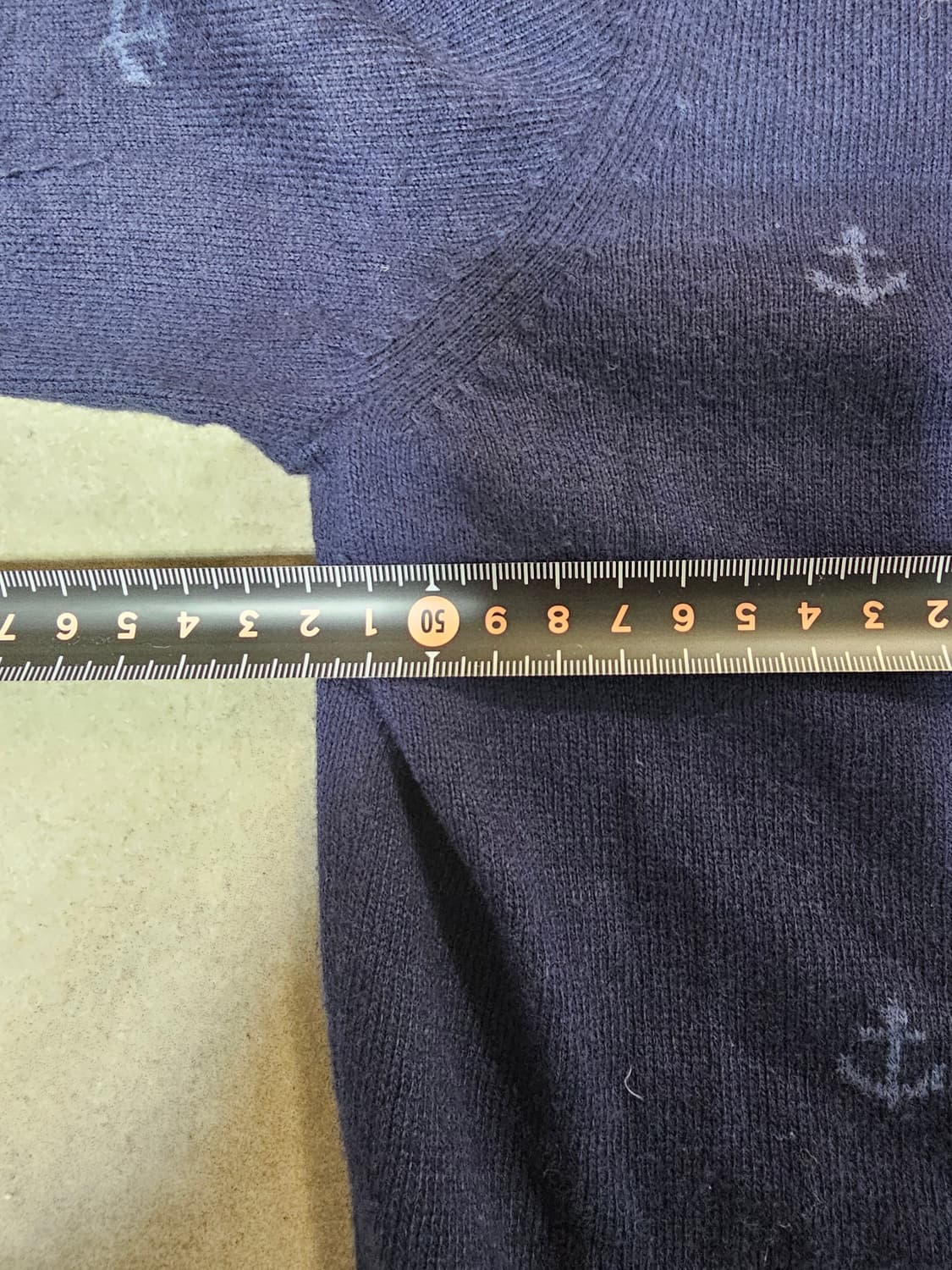 타미힐피거 닻 패턴 니트 M 상품이미지5