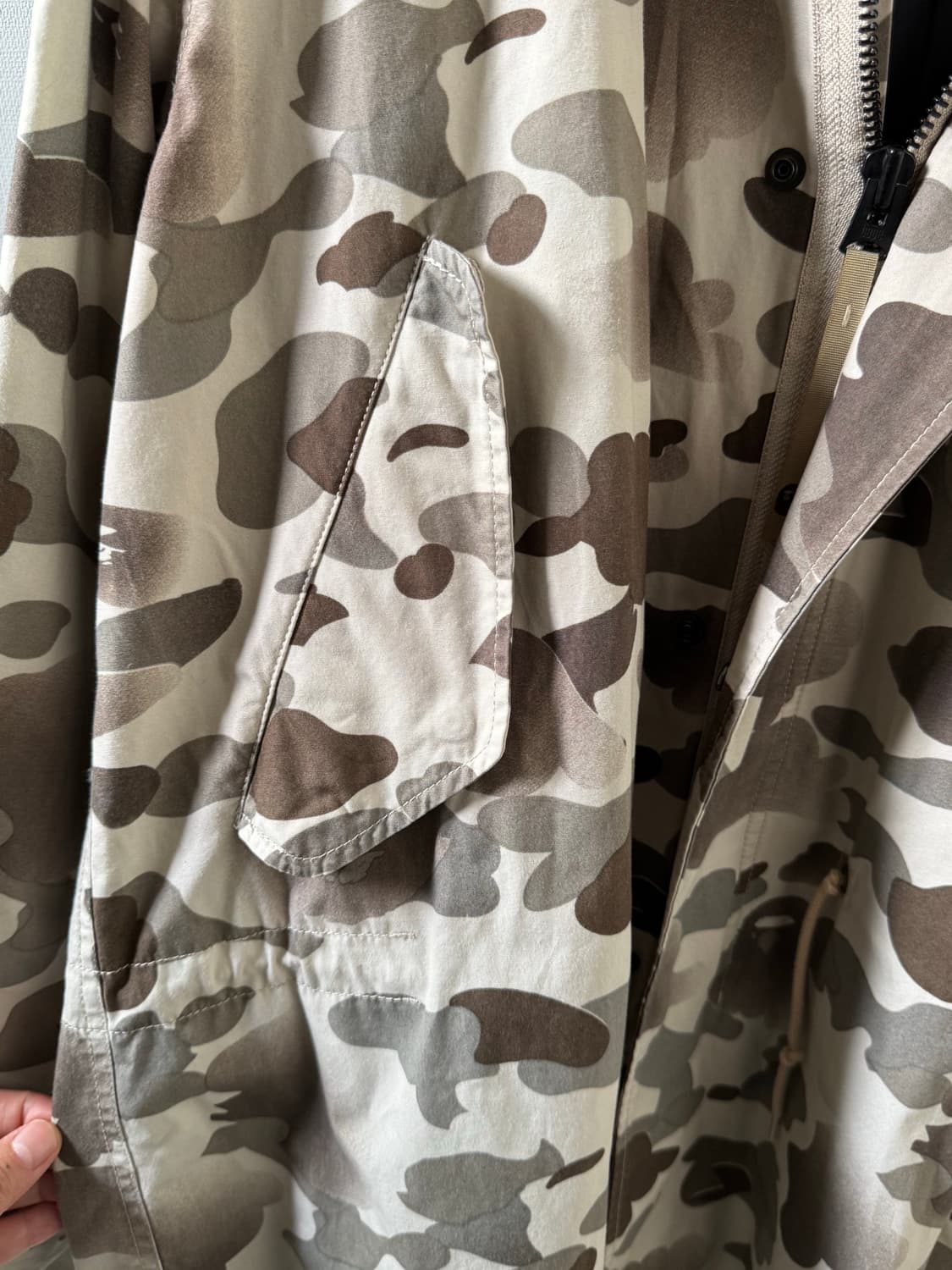 베이프 윈드스토퍼 피쉬테일 밀리터리 파카 상품이미지7