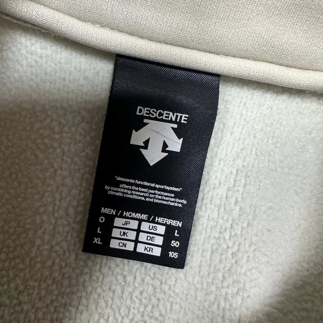 (바배)데상트 기모 집업 상품이미지3