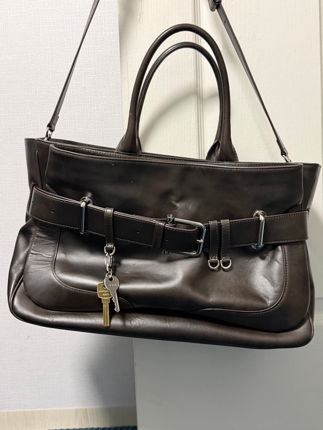 오소이 브로클 라지 새틴브라운 상품이미지10