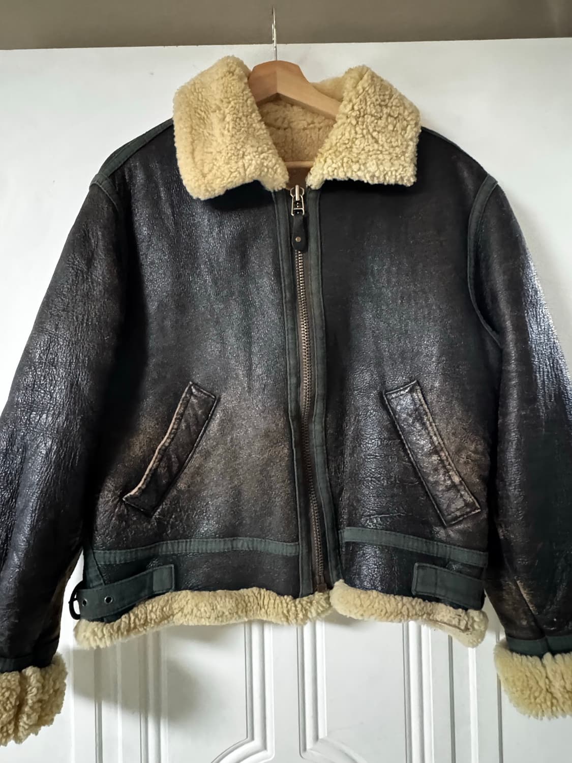 스투시 90s B-3 시어링 무스탕 B3 자켓 L 사이즈  상품이미지1