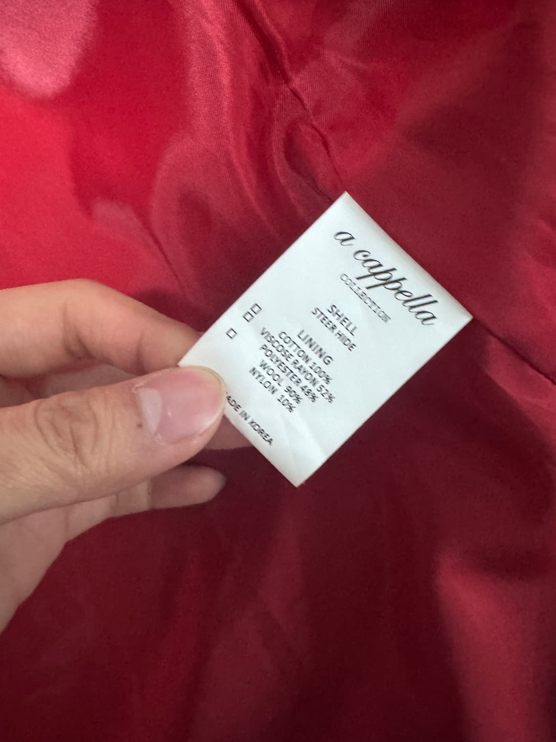 아카펠라클로딩 카페레이서 자켓 42 상품이미지4