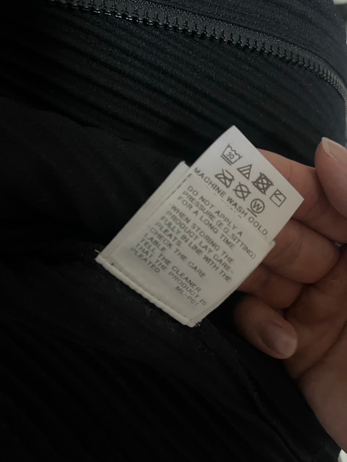 (3) 옴므플리세 후드집업 블랙 상품이미지2