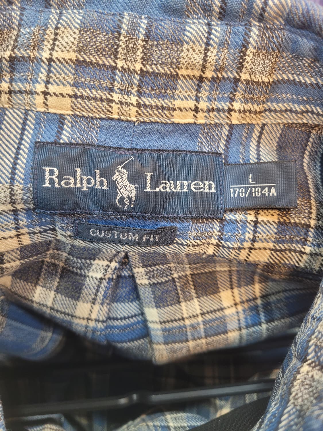 폴로 랄프로렌 체크 플란넬 셔츠 L 상품이미지3
