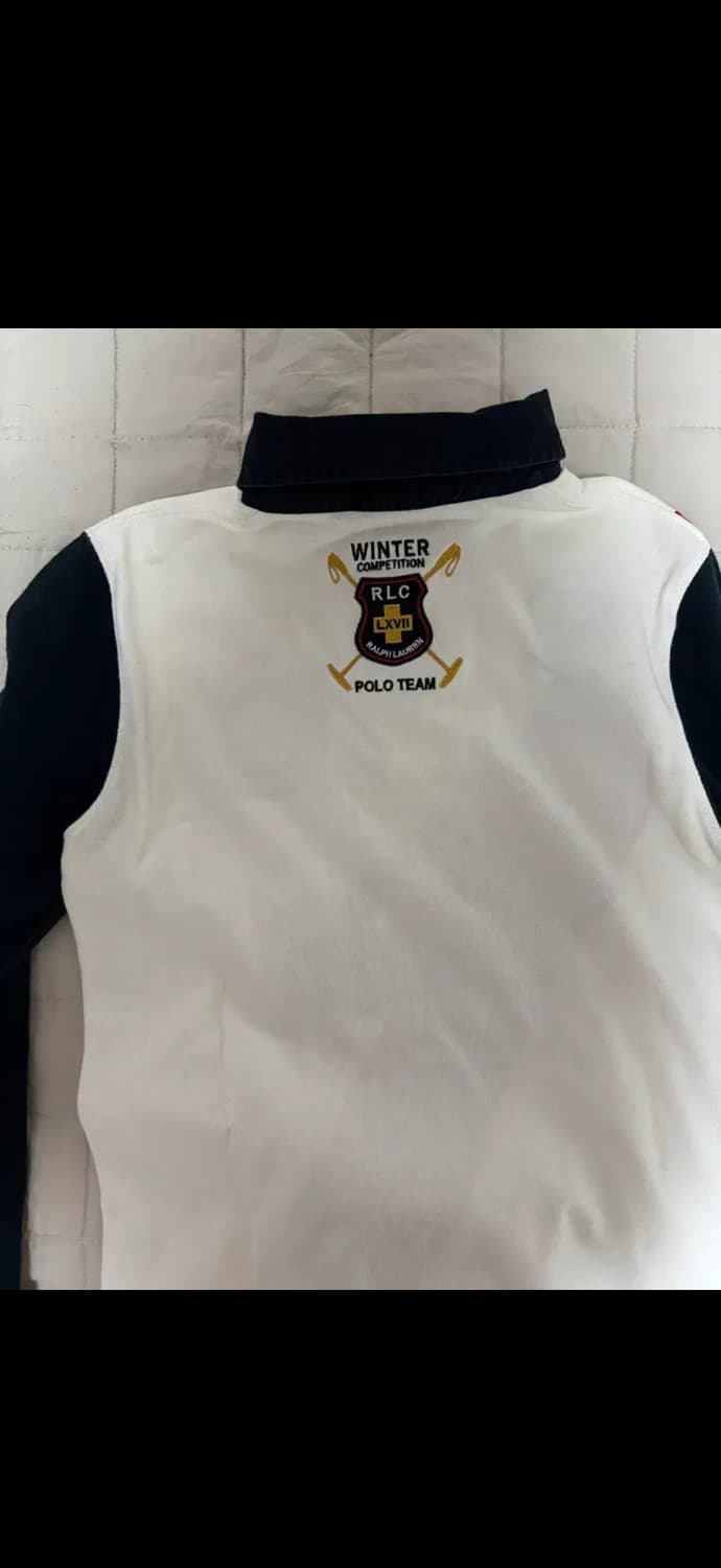 폴로 랄프로렌 럭비 폴로 셔츠 화이트 상품이미지2