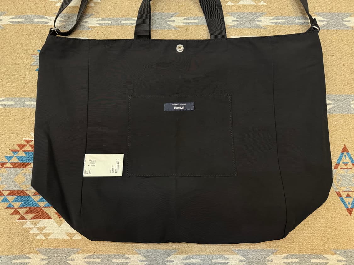 [OS] 꼼데가르송 옴므 나일론 투웨이백 블랙 25SS 상품이미지6