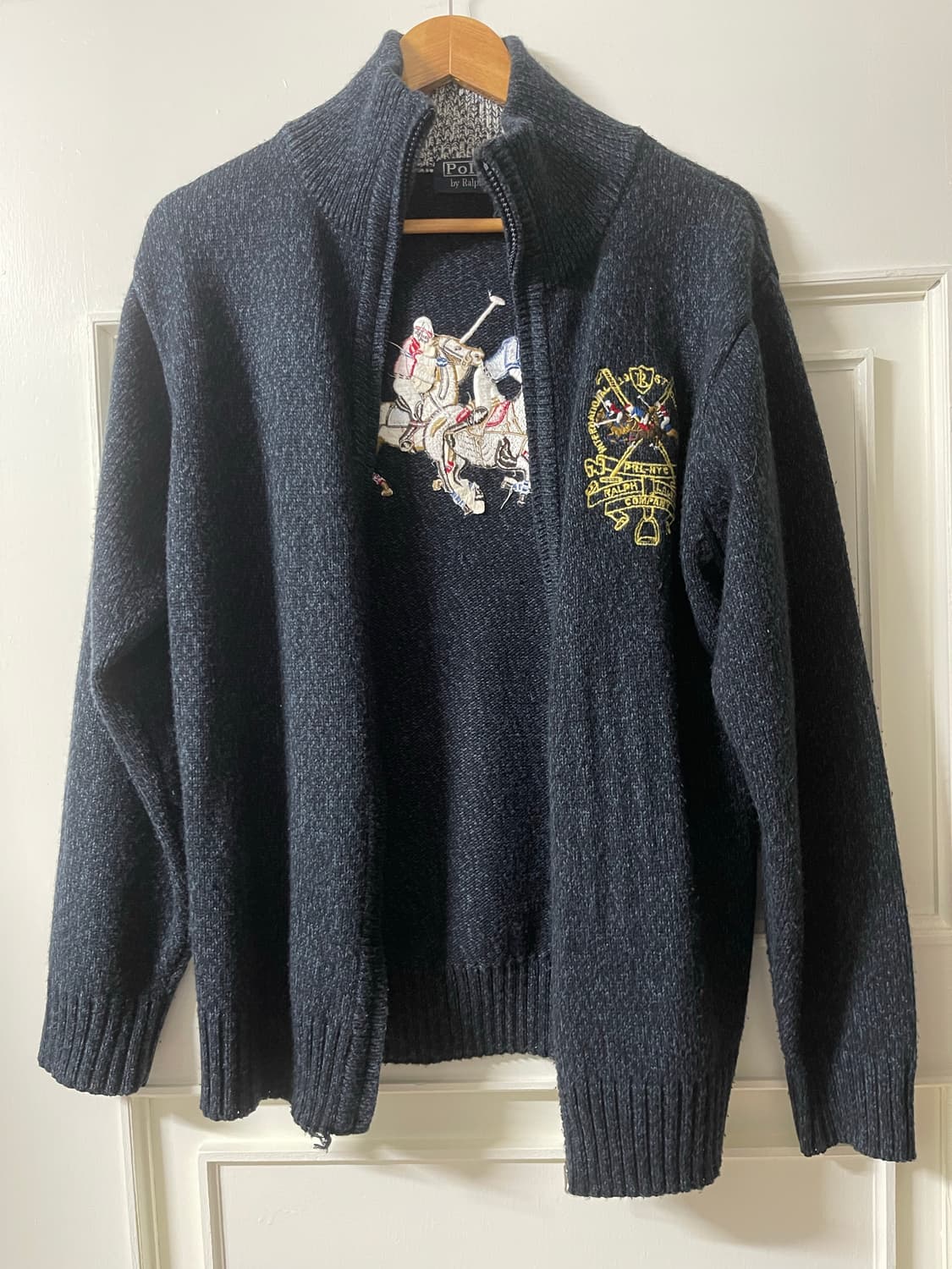 폴로니트집업 상품이미지2