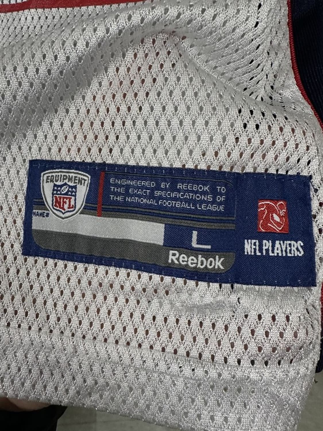 [L] REEBOK 뉴잉글랜드 패트리어츠 NFL 메쉬풋볼저지 상품이미지6