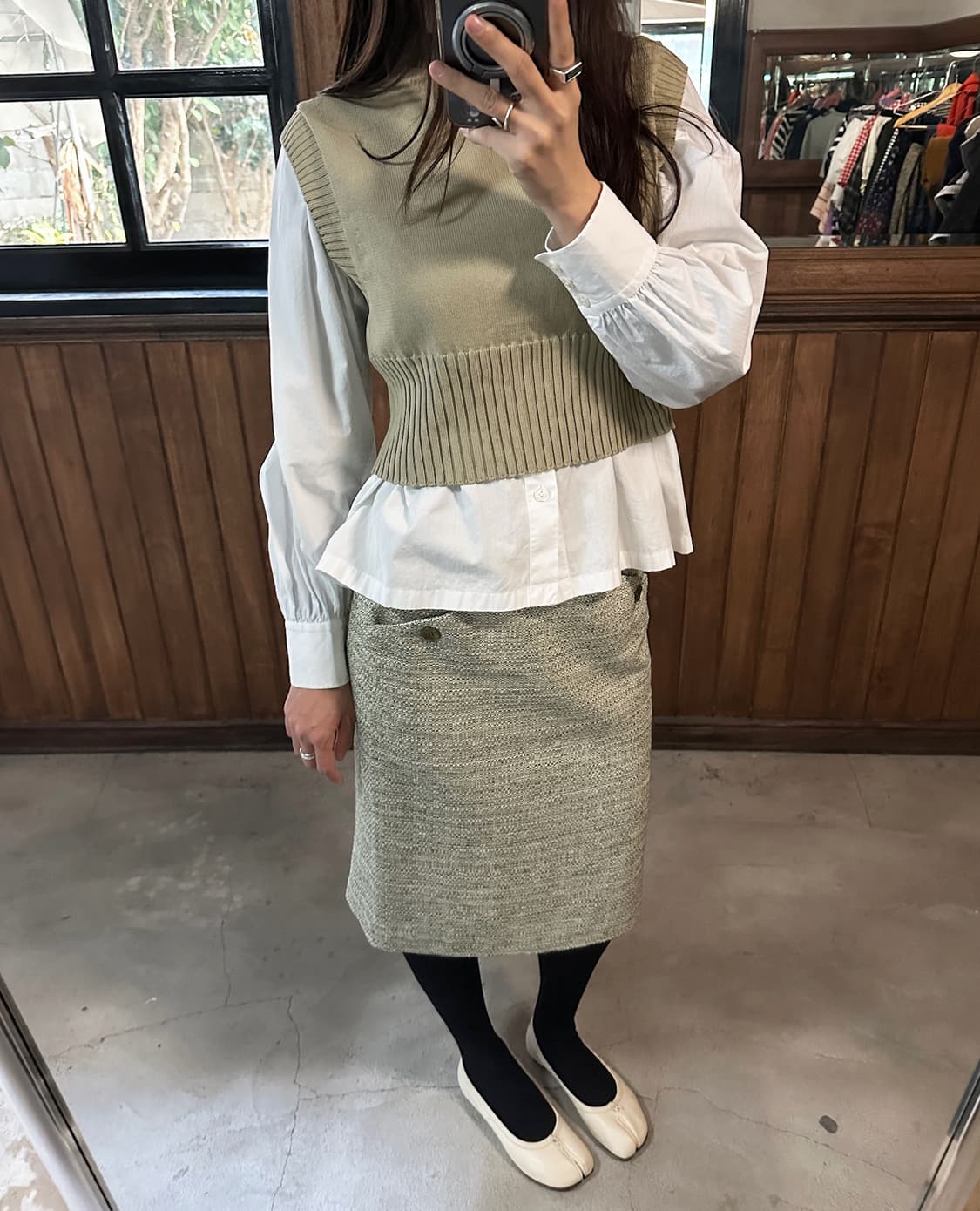MAX MARA tweed pencil skirt 상품이미지1