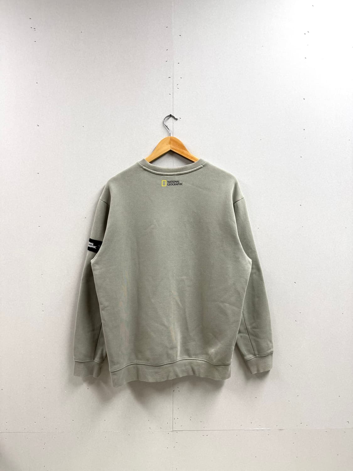 남성 L / 내셔널지오그래픽 와펜 맨투맨 카키 상품이미지6