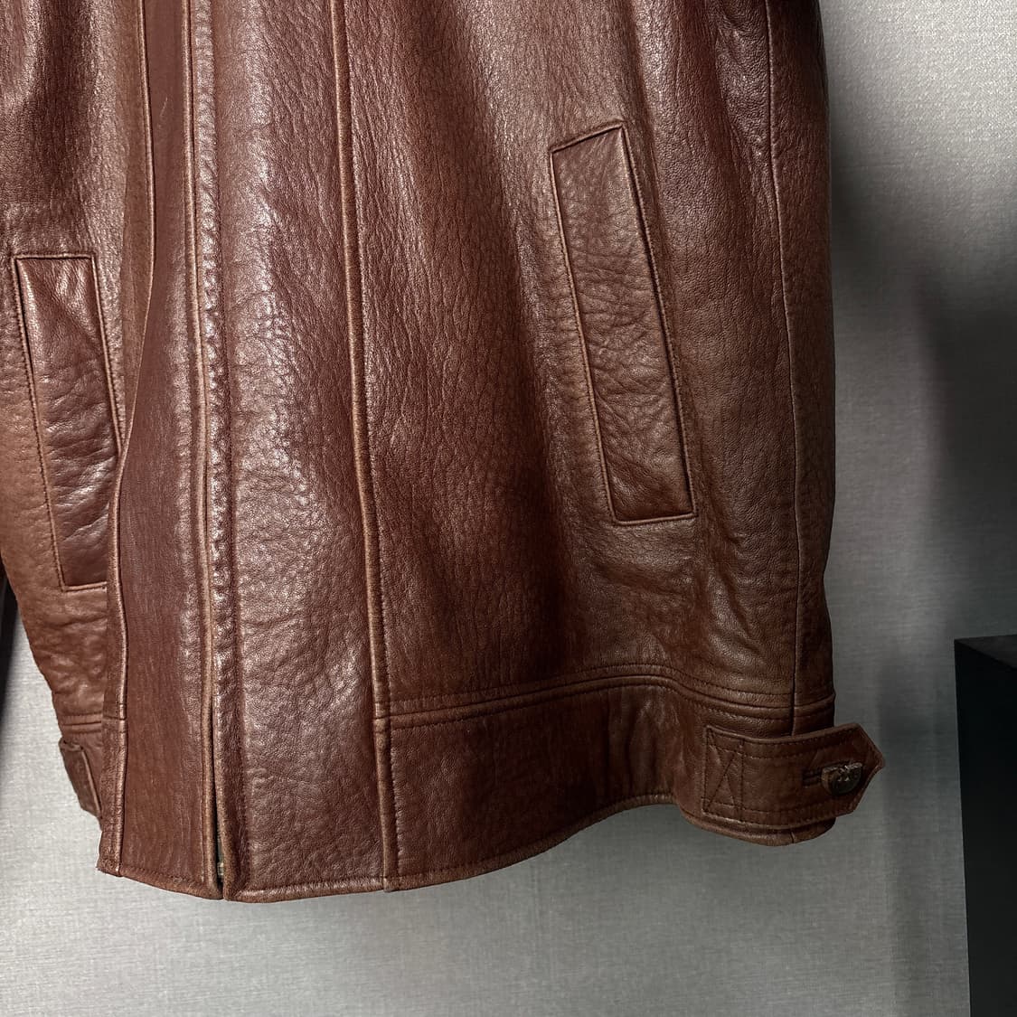 램스킨 양털카라자켓 상품이미지4