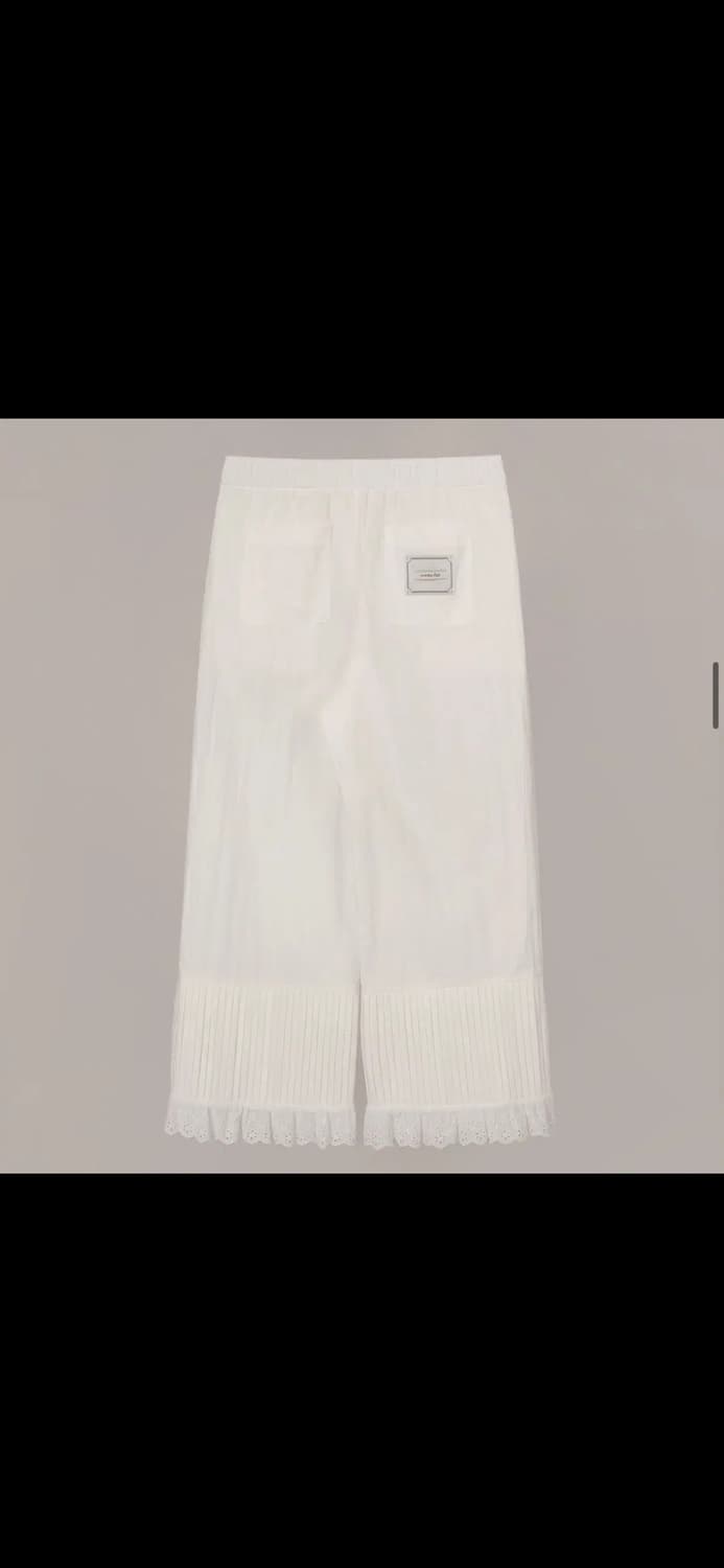 오버듀플레어 LACE PINTUCK COTTON PANTS 상품이미지4