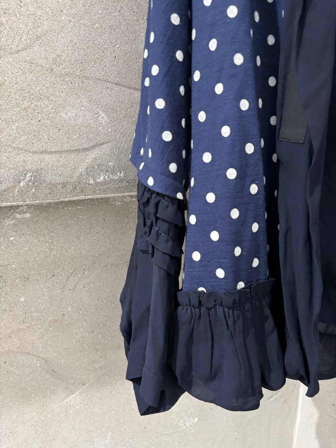 꼼데가르송 트리콧 Polka Dot Frill Cardigan 상품이미지6