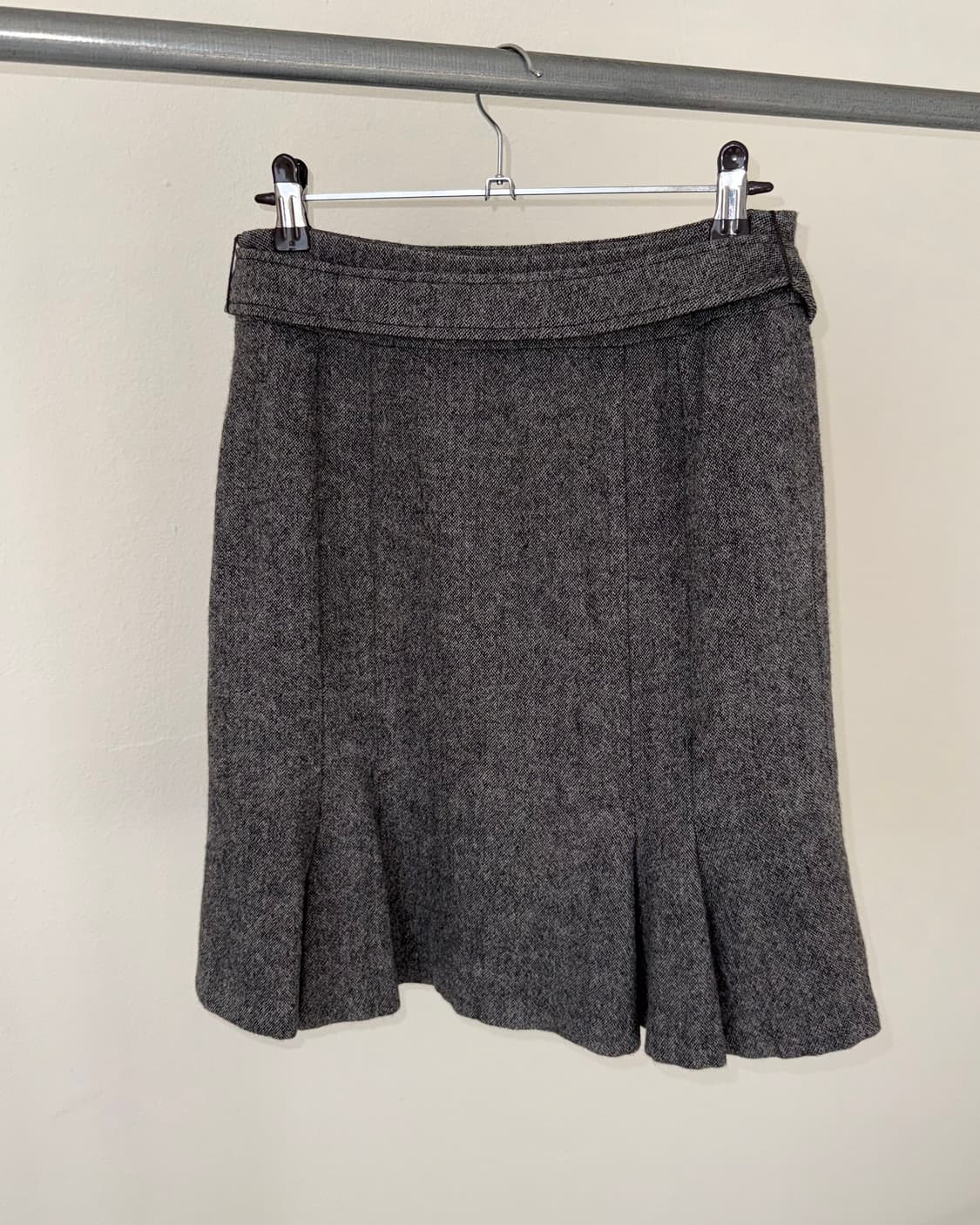 빈티지 벨티드 미디 스커트 상품이미지3