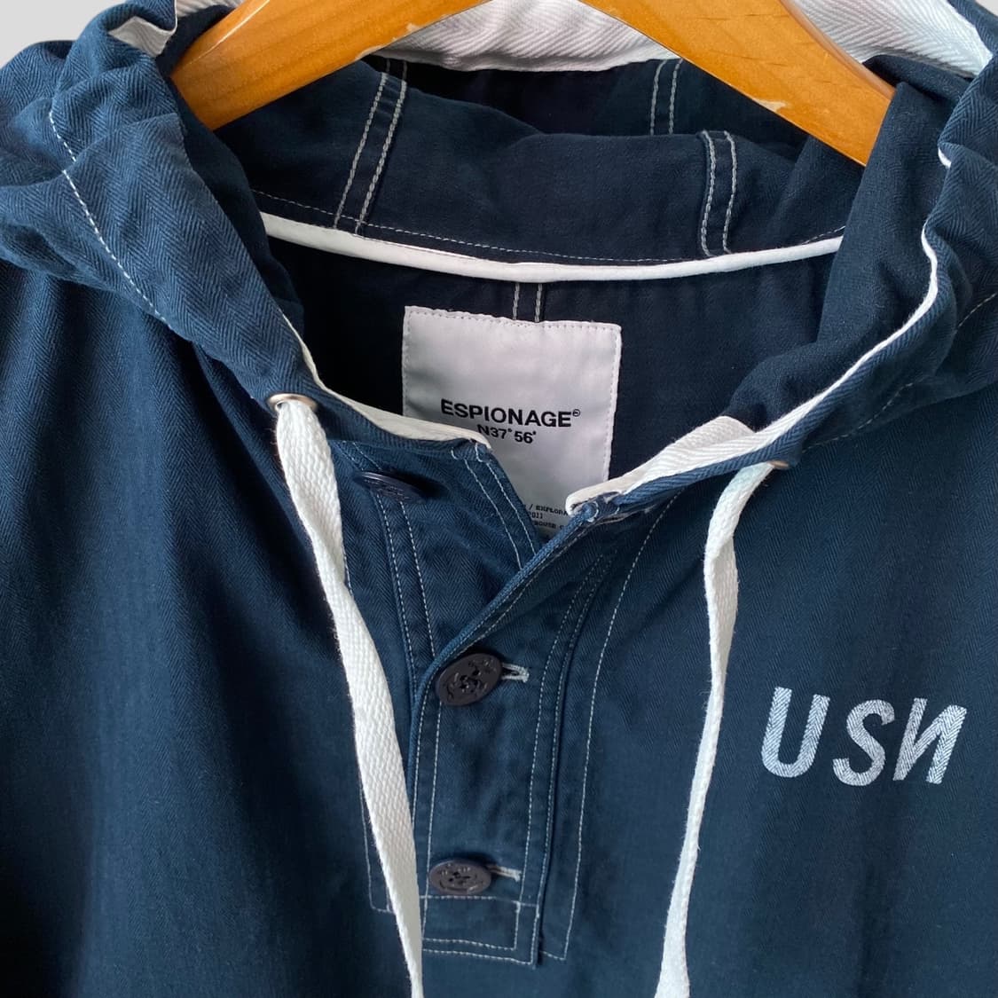 (M)에스피오나지 USN 아노락 후드 자켓 상품이미지3