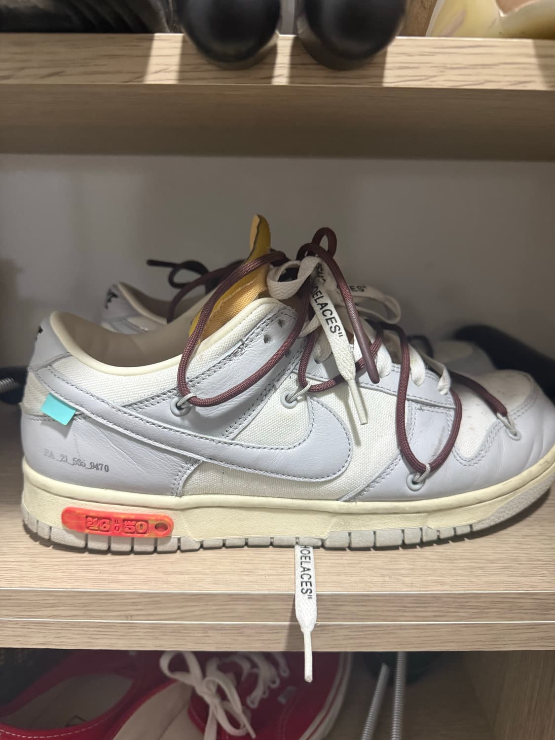 나이키 오프화이트 덩크로우 50/46 상품이미지1