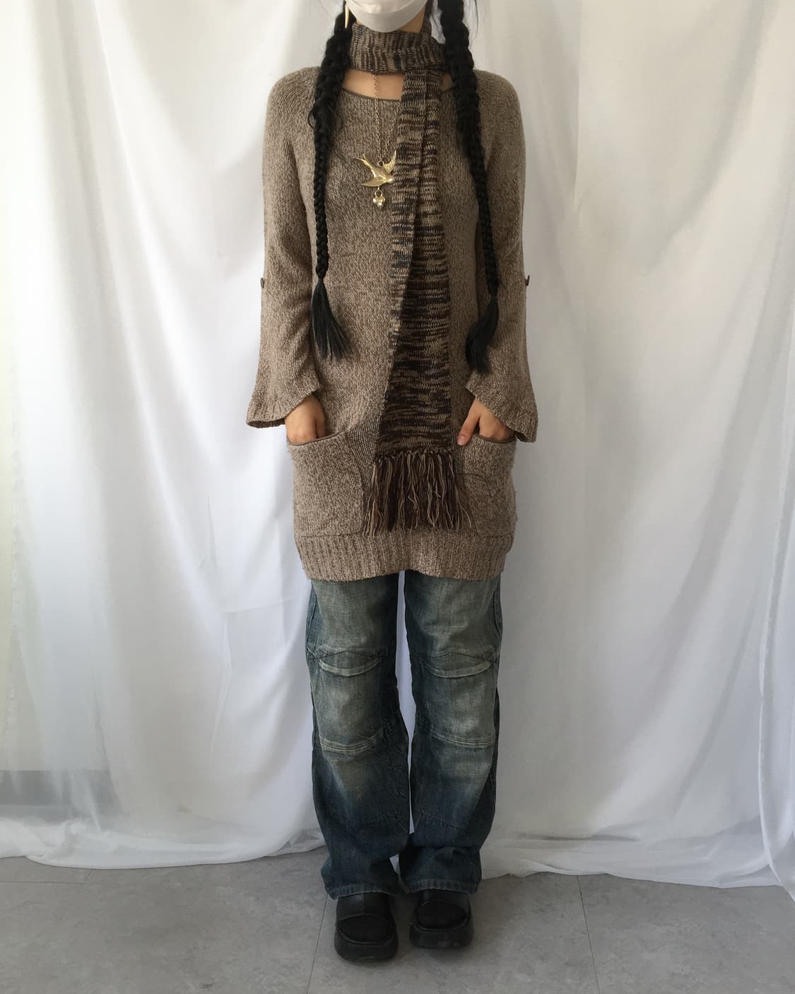 Knit long onepiece 상품이미지6