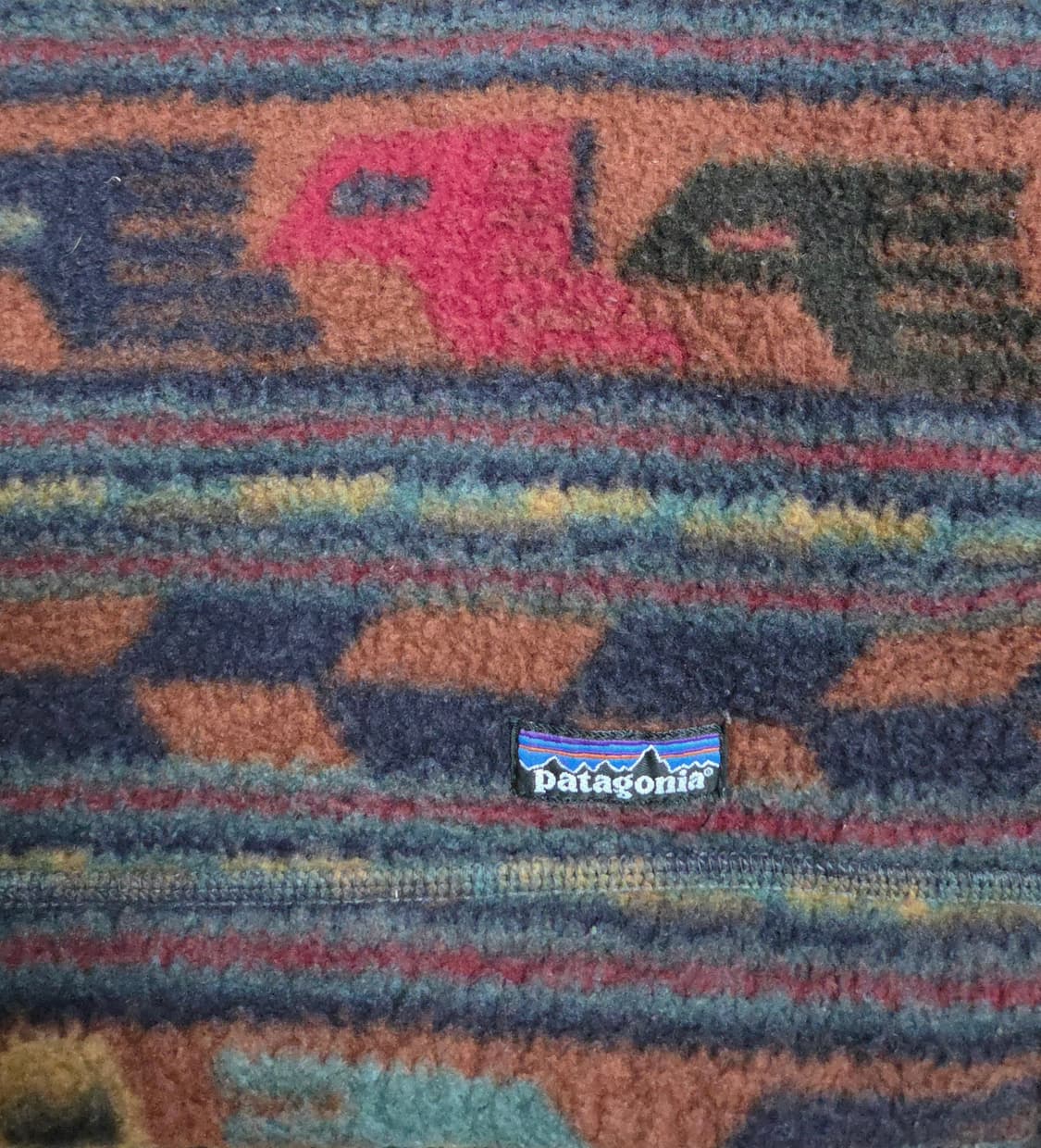 (M)파타고니아 96s Usa 아즈텍 신칠라 풀오버 플리스 자켓 상품이미지3