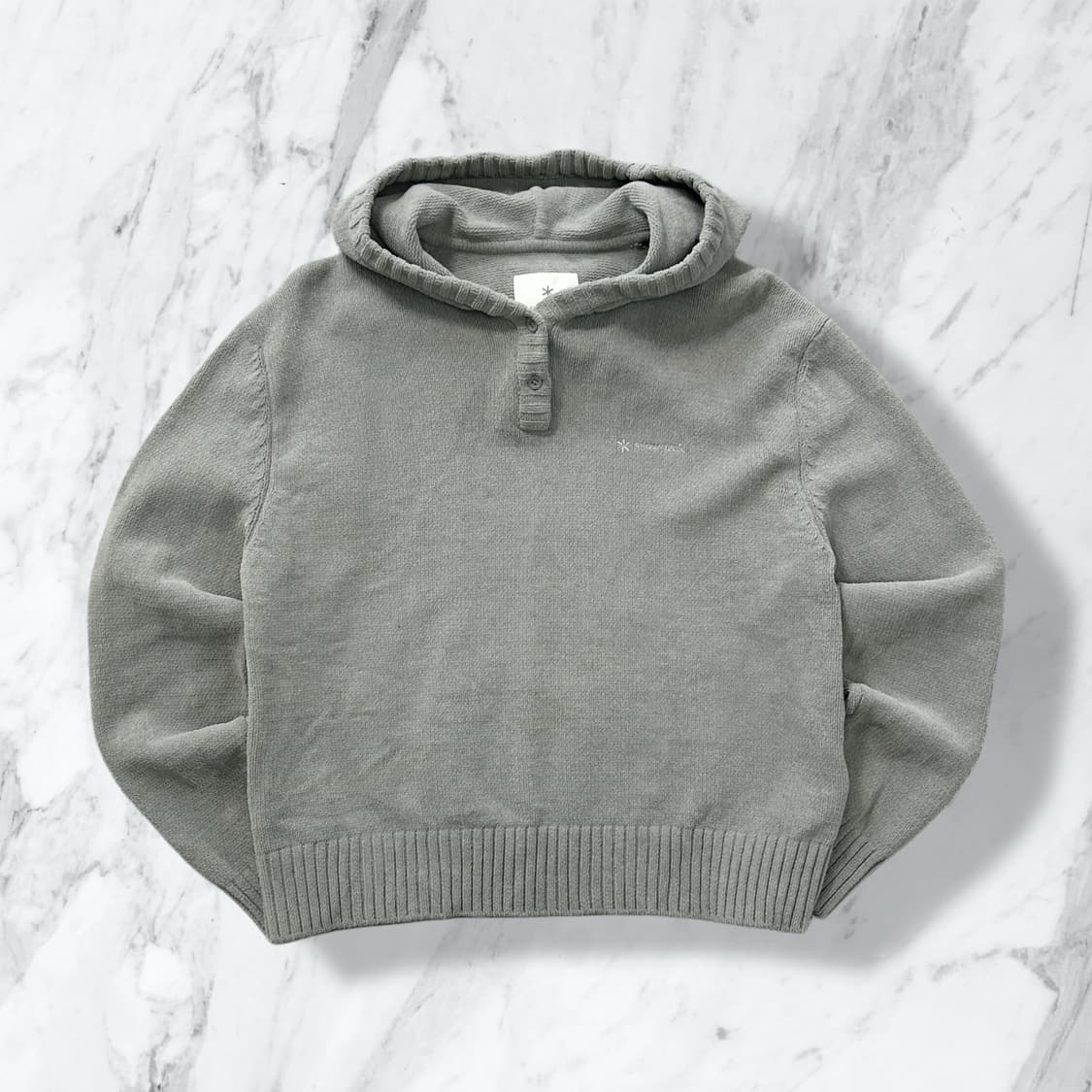 스노우 피크 다크 그레이 후드 니트  상품이미지1