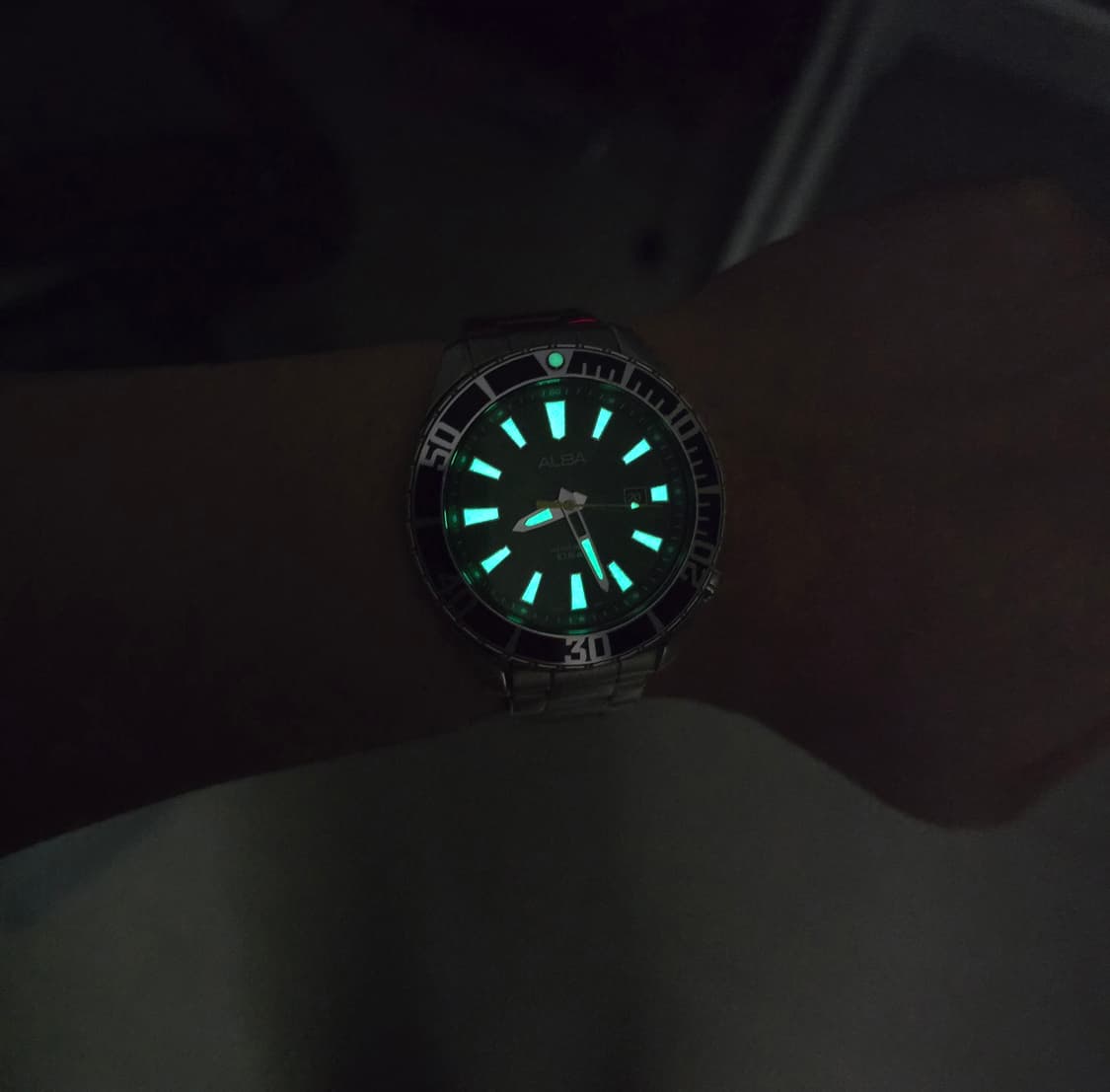 세이코 ALBA 그린 웨이브 다이얼 AG8K29X1 상품이미지8