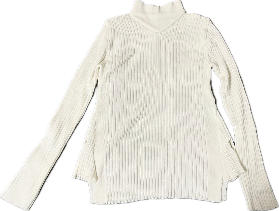 반폴라 아이보리 니트 상품이미지1