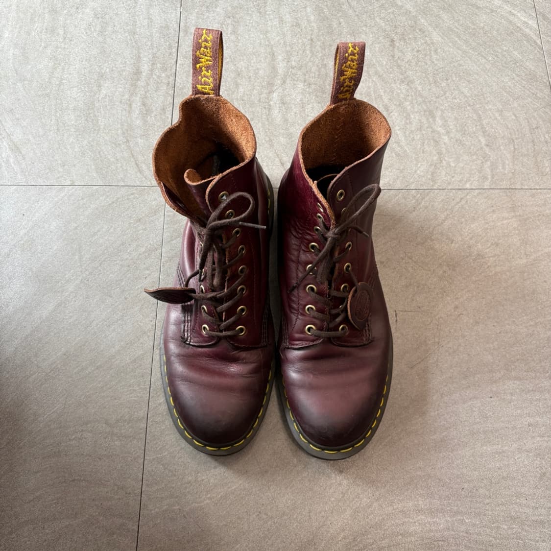 닥터마틴 1460 파스칼 크로멕셀 버건디 부츠 상품이미지1