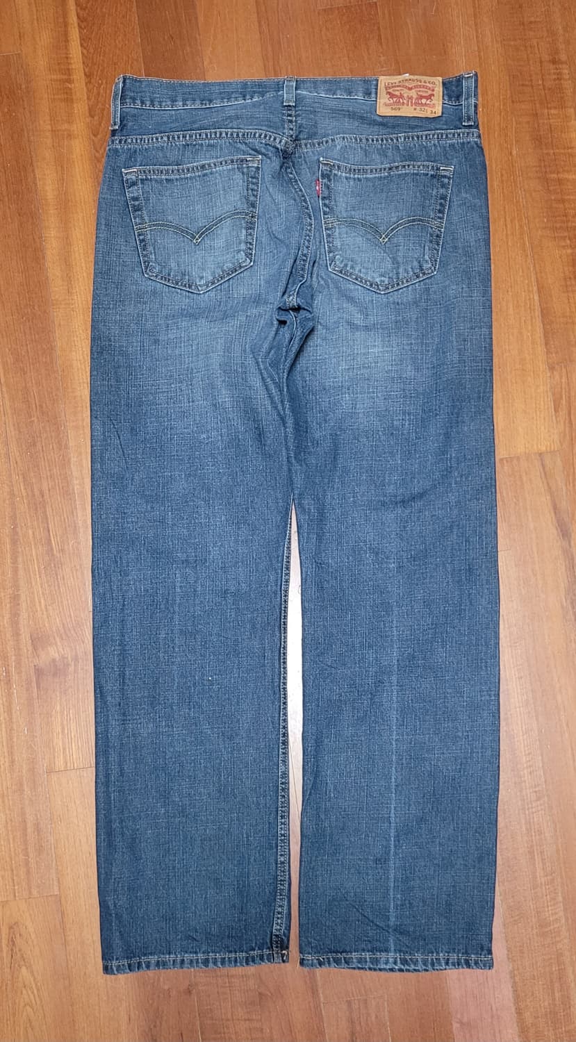 리바이스 569 루즈 스트레이트 중청 데님 32/34 상품이미지4