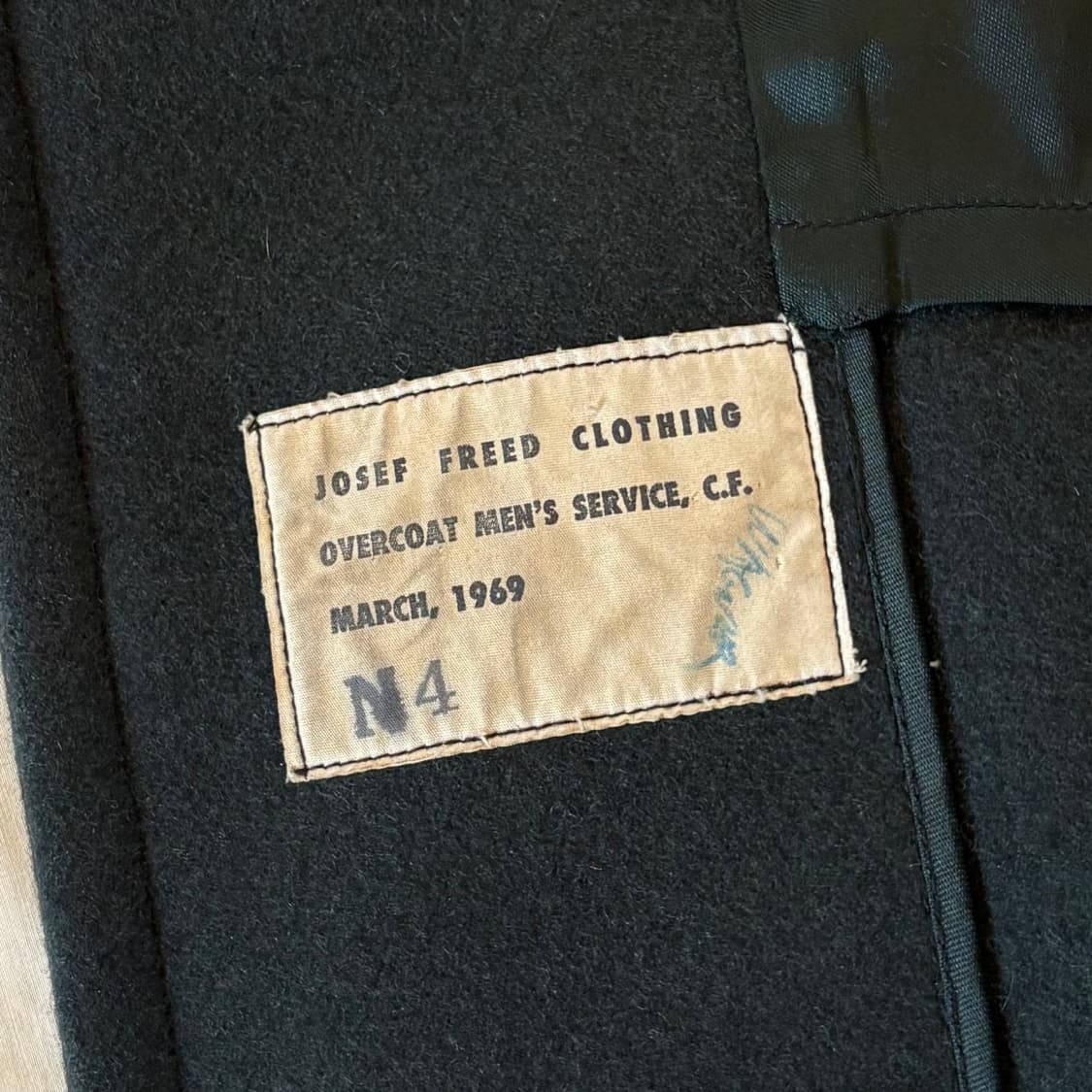 [102-105] 60s 캐나다군 ( C.F. ) 멜튼 울 오버코트 상품이미지6