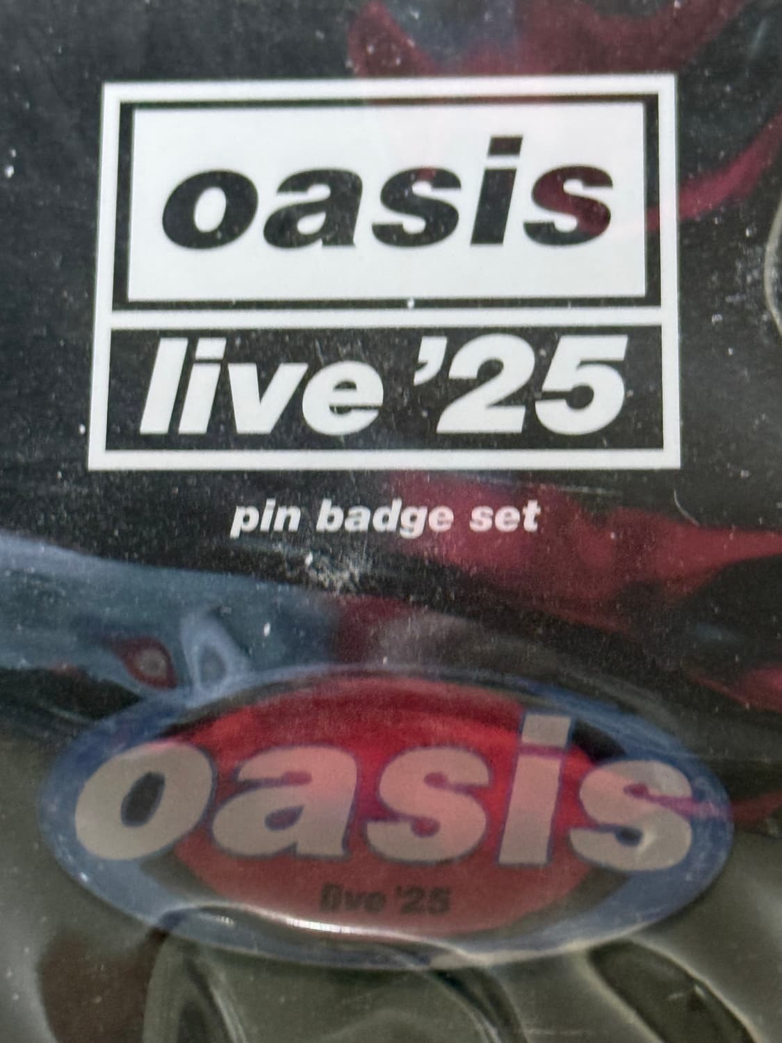공식 오아시스 라이브25 핀뱃지 세트 상품이미지4