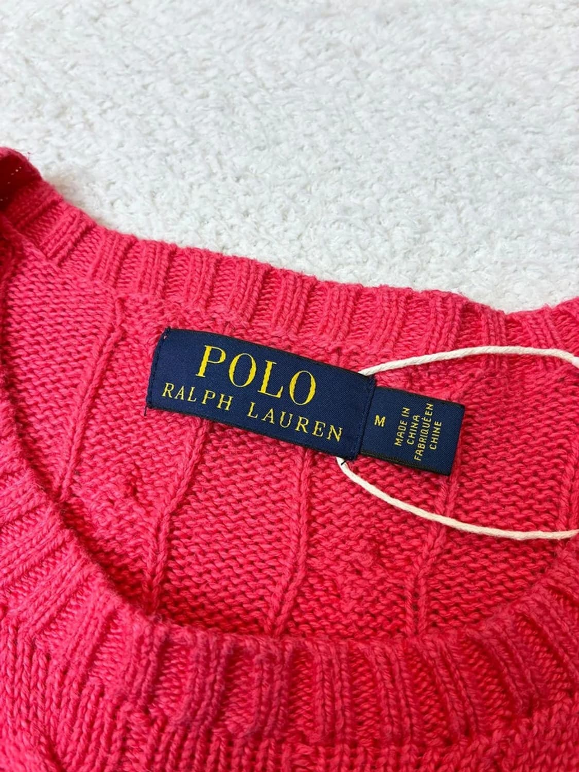 폴로 랄프로렌 케이블 시그니처 로고 니트 PN6204 상품이미지4