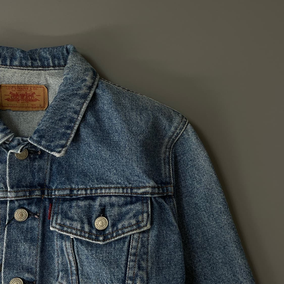 리바이스 80s 3세대 빈티지 트러커 청자켓M 상품이미지3