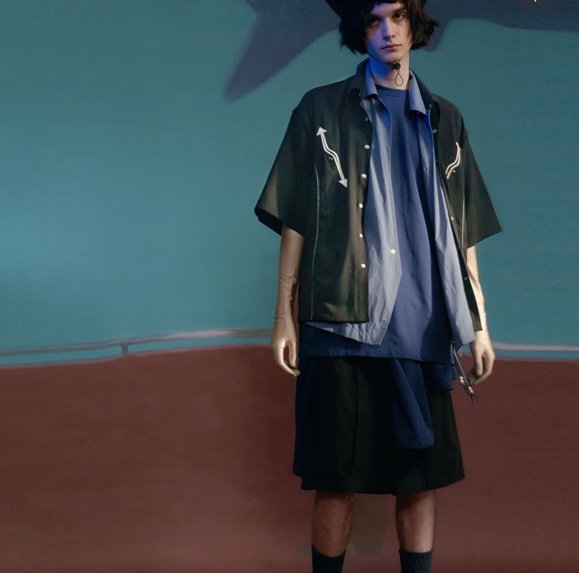 UMAMIISM 우마미즘 Western short black 상품이미지4