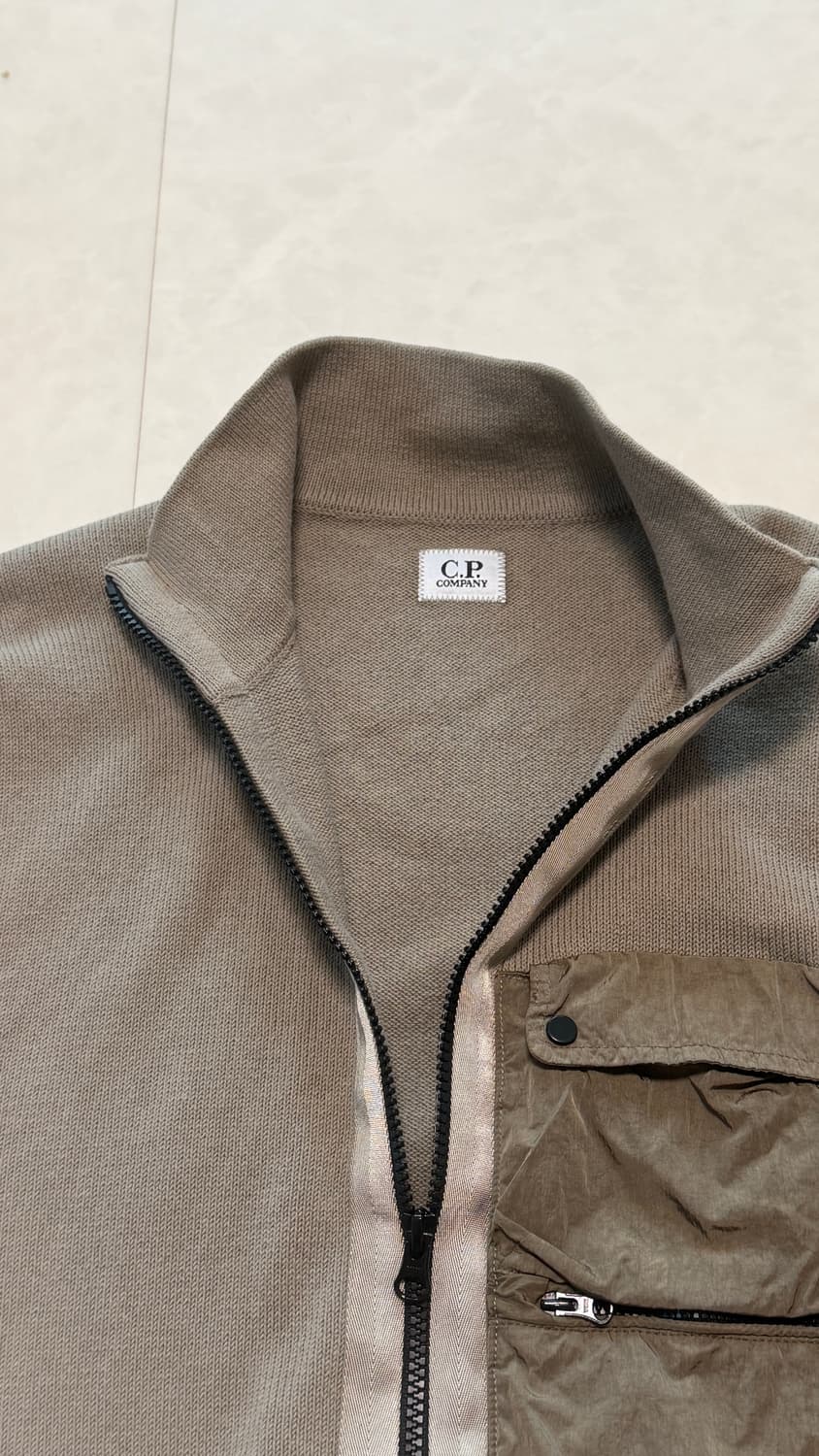 씨피컴퍼니 코튼 믹스 지퍼 니트 상품이미지4