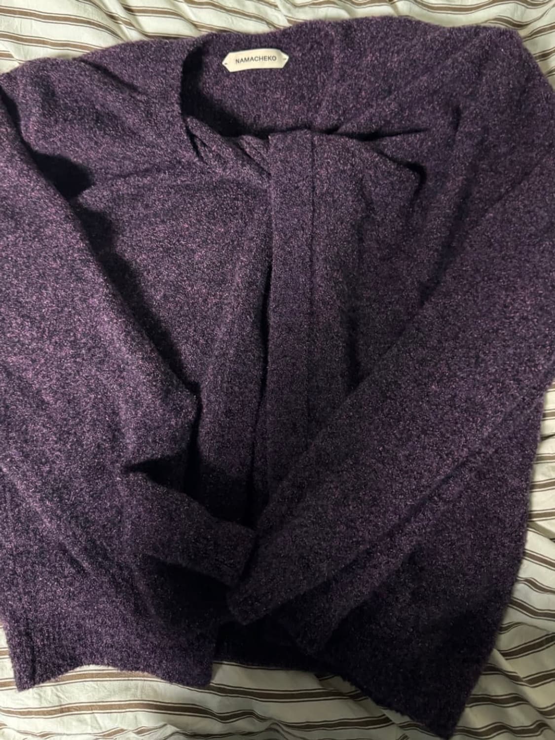 나마체코 노티드 가디건 상품이미지2