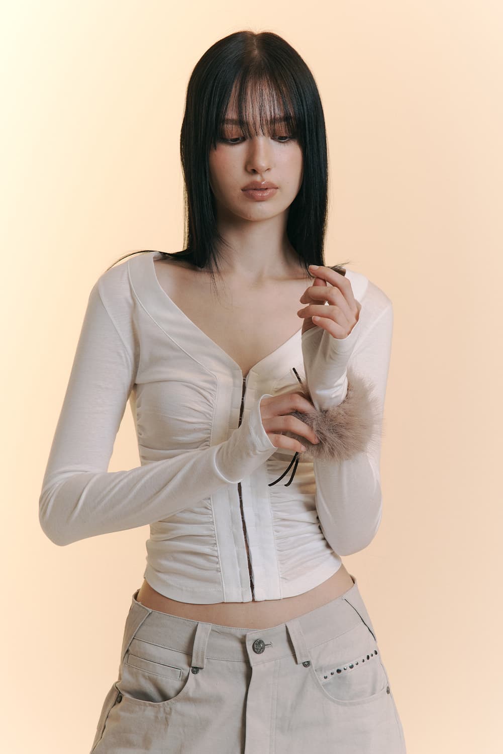 플리즈노팔로우 칸델라 셔링 탑 상품이미지2