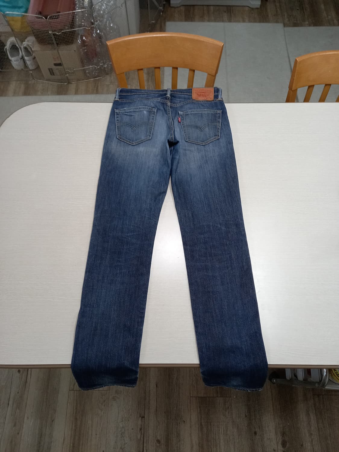 30 리바이스511 워싱 스판 슬림일자진 30-196 상품이미지2