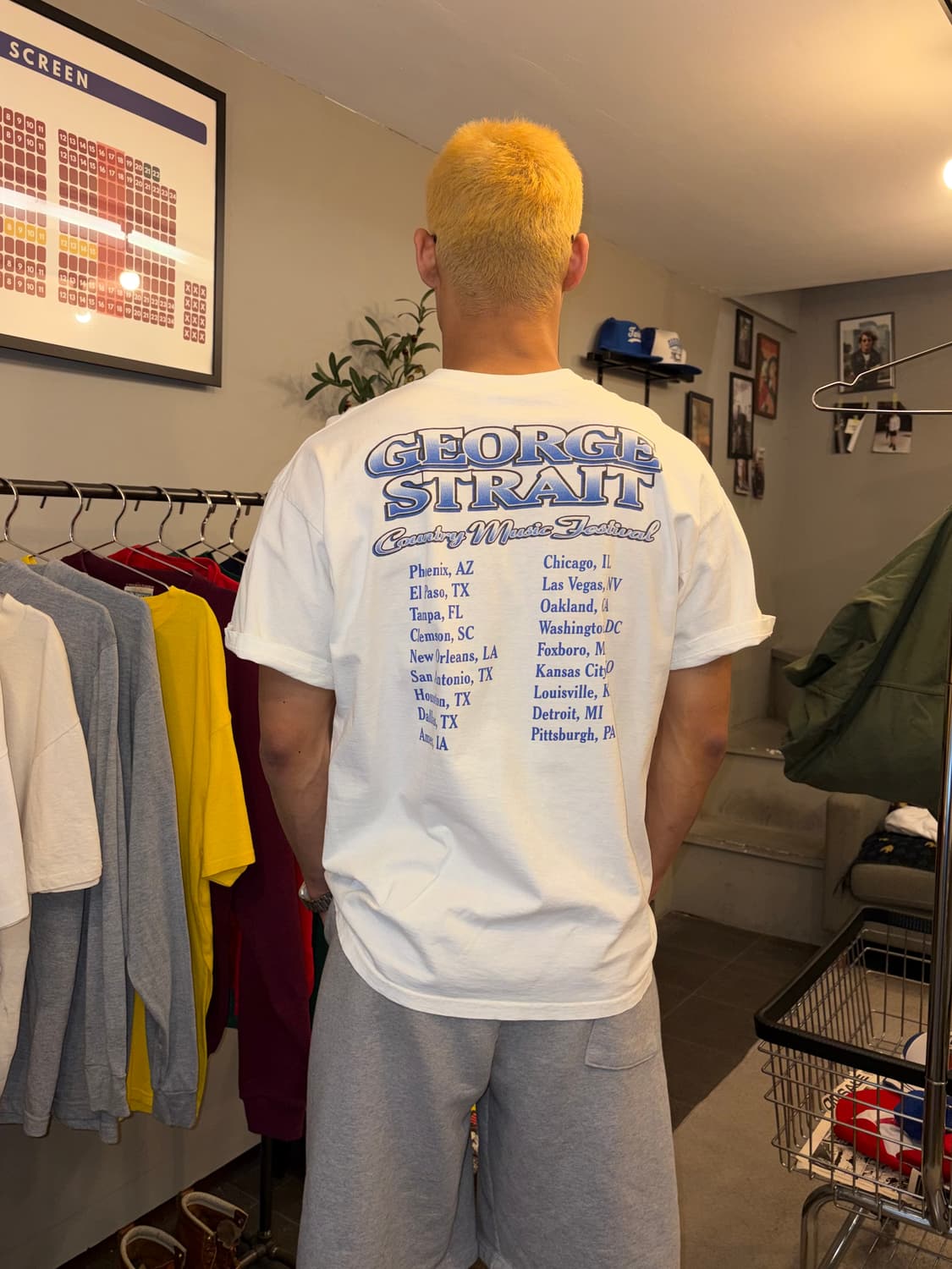 90‘s George Strait country music T-shirt 상품이미지6