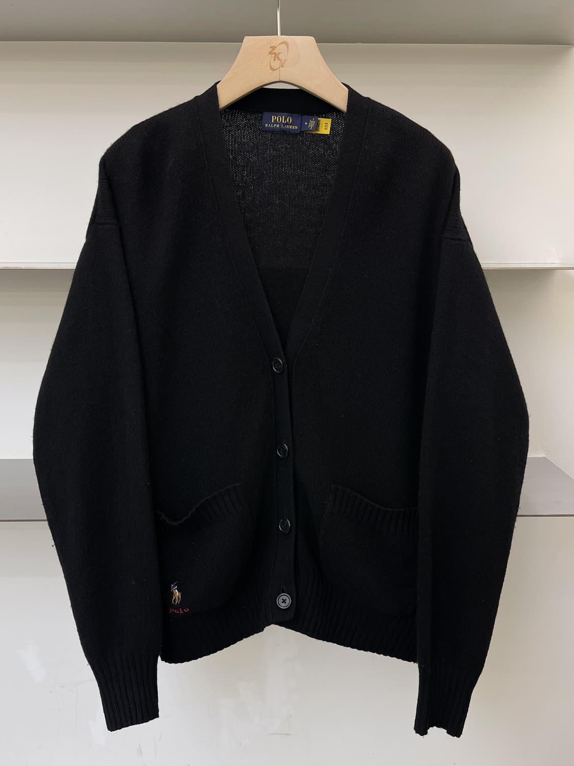 폴로랄프로렌 QR 라벨 멀티 포니 가디건 상품이미지1