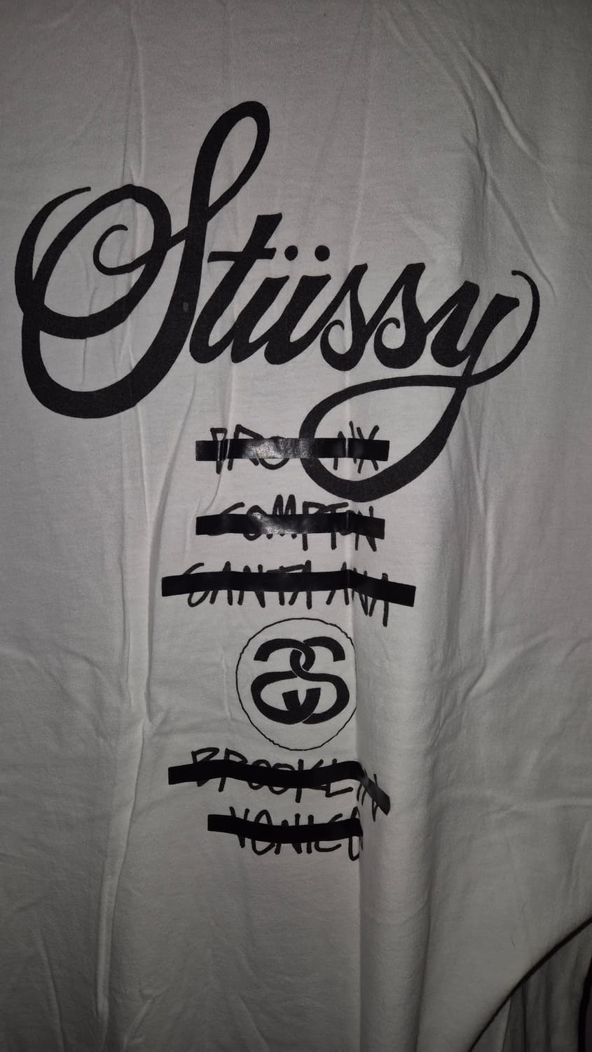 빈티지Stussy 스투시 월드투어 티셔츠 상품이미지3
