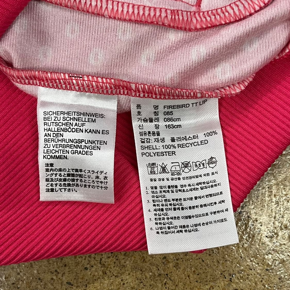 아디다스 립 핫 핑크 제니 져지 트랙탑 85 상품이미지6